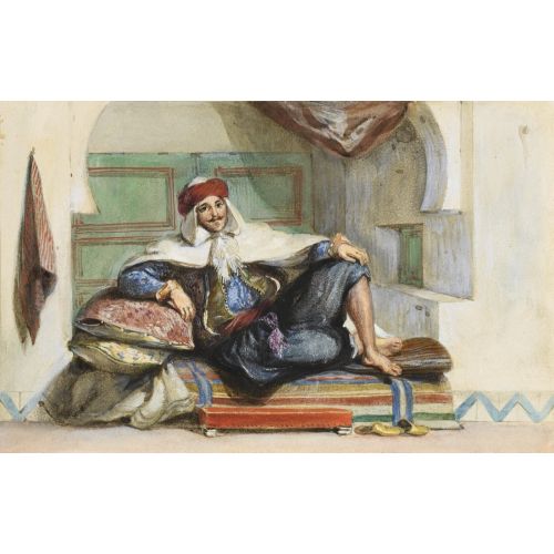 Eugene Delacroix, Sidi Abdallah Provincial Ruler Of The Regency Of Algiers Eugene Delacroix, Sidi Abdallah Provincial Ruler Of The Regency Of Algiers