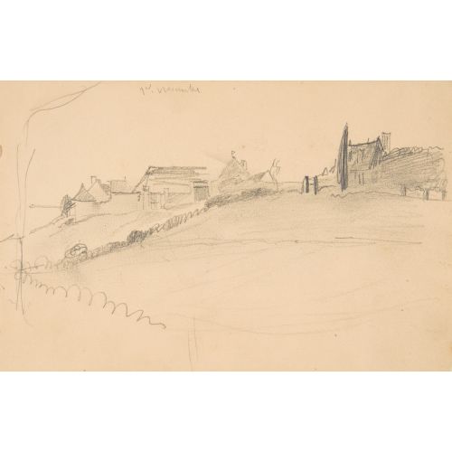 Eugène Delacroix, Tours Fransa ve Çevresi Manzaralı Eskiz Defteri Romantizm Eugène Delacroix, Tours Fransa ve Çevresi Manzaralı Eskiz Defteri Romantizm Sanat Akımları Eugène Delacroix, Tours Fransa