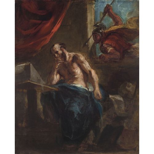 Eugene Delacroix, Marcellus'un Askeri Tarafından Öldürülen Arşimet