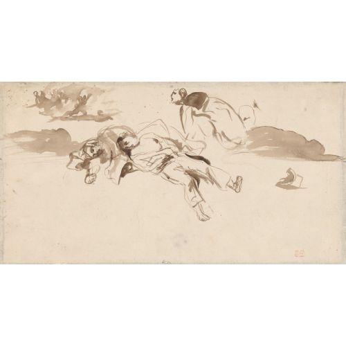 Eugene Delacroix, Study Of Bodies Liberty Leading The People Eugene Delacroix, Study Of Bodies Liberty Leading The People