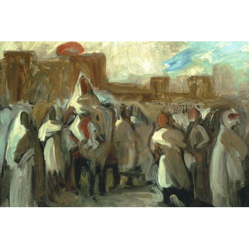 Eugene Delacroix, Sultan Abel El Rahman Eugene Delacroix, Sultan Abel El Rahman