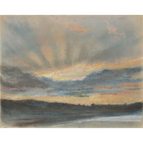 Eugene Delacroix, Sunset Eugene Delacroix, Sunset