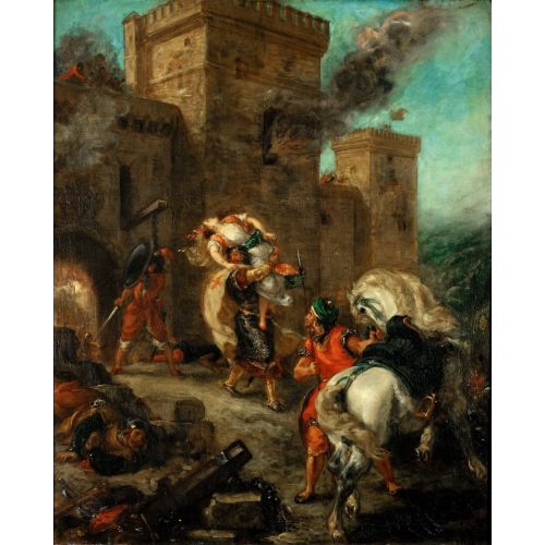 Eugene Delacroix, The Abduction Of Rebecca Eugene Delacroix, The Abduction Of Rebecca