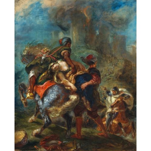 Eugene Delacroix, The Abduction Of Rebecca 2 Eugene Delacroix, The Abduction Of Rebecca 2