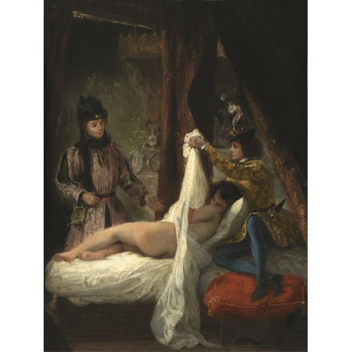 Eugene Delacroix, The Duke Of Orleans Showing His Lover Eugene Delacroix, The Duke Of Orleans Showing His Lover