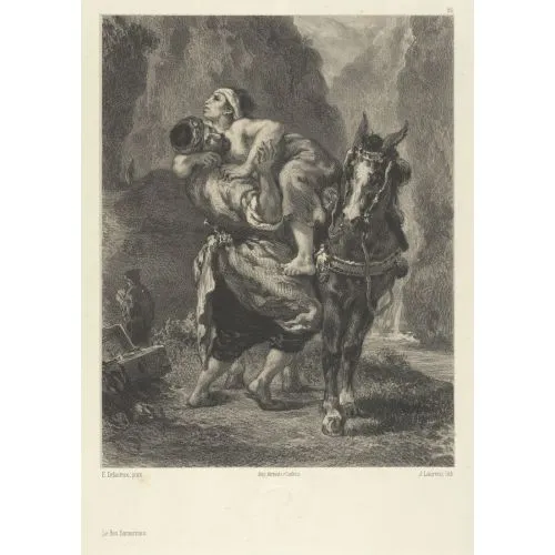 Eugène Delacroix, İyi Samiriyeli Romantizm Eugène Delacroix, İyi Samiriyeli Romantizm Sanat Akımları Eugène Delacroix, İyi Samiriyeli, Romantizm, adlı tabloyu