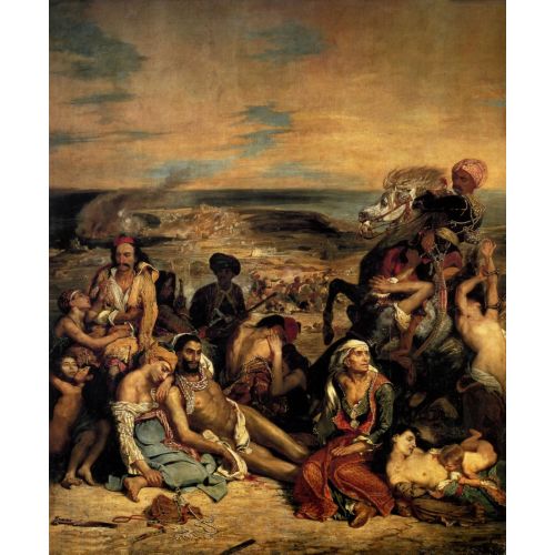 Eugene Delacroix, The Massacre At Chios Eugene Delacroix, The Massacre At Chios