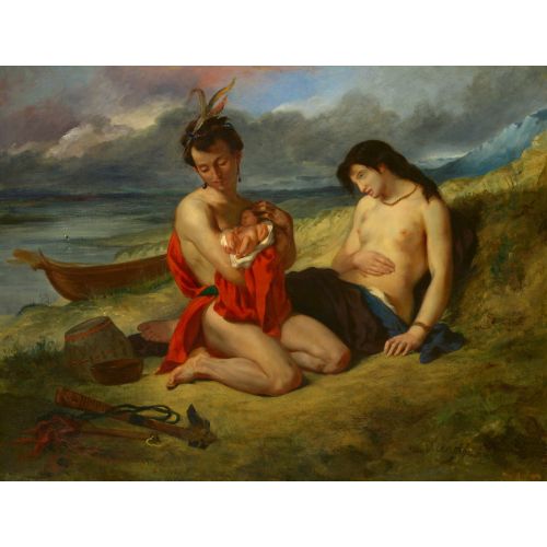 Eugene Delacroix, The Natchez Eugene Delacroix, The Natchez