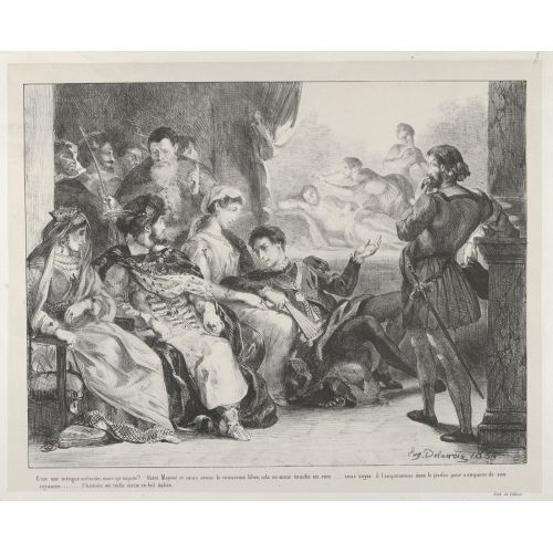 Eugene Delacroix, The Play-Within-A-Play Eugene Delacroix, The Play-Within-A-Play