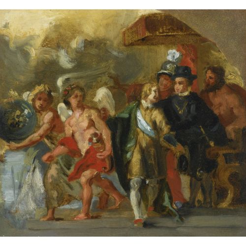 Eugene Delacroix, The Stage Of Archduchess Isabella Eugene Delacroix, The Stage Of Archduchess Isabella