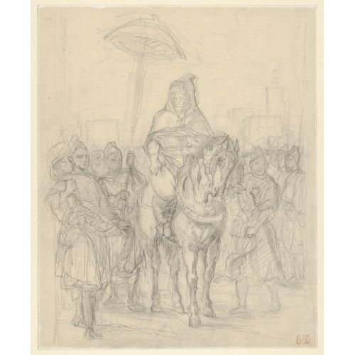 Eugene Delacroix, The Sultan Of Morocco And His Entourage Eugene Delacroix, The Sultan Of Morocco And His Entourage