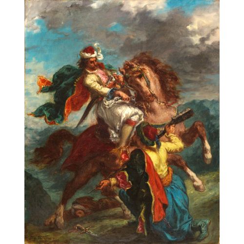 Eugene Delacroix, Bir Yunan Süvarisi'ne Teslim Olan Türk