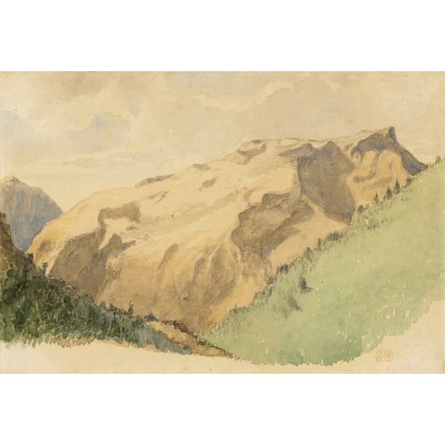 Eugene Delacroix, View In The Pyrenees Eugene Delacroix, View In The Pyrenees