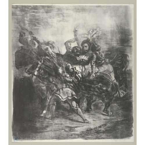 Eugene Delacroix, Weislingen Attacked By Goetz's Men Eugene Delacroix, Weislingen Attacked By Goetz's Men