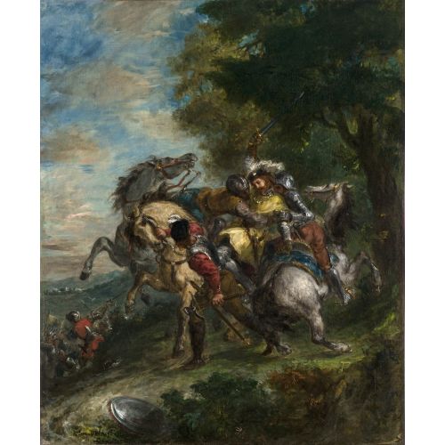 Eugene Delacroix, Weislingen Captured By Goetz's Men Eugene Delacroix, Weislingen Captured By Goetz's Men