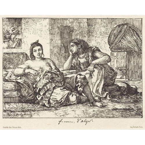 Eugene Delacroix, Women Of Algiers Eugene Delacroix, Women Of Algiers