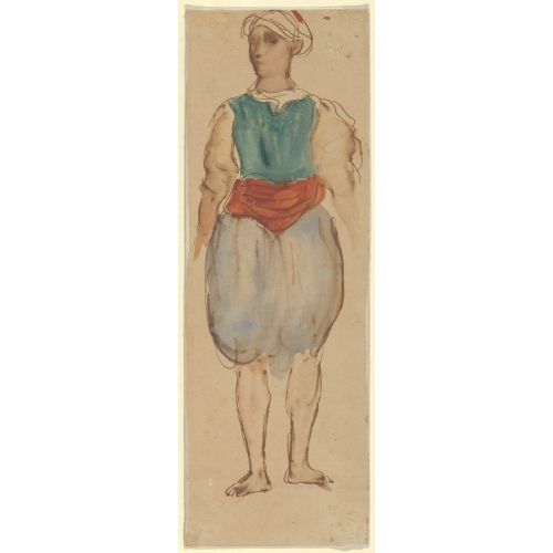 Eugene Delacroix, Young Moroccan Standing Eugene Delacroix, Young Moroccan Standing