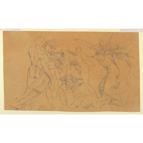 Eugene Delacroix, Raphael'den Sonra Bir Mahkumun Bağlanışını Gösteren Savaş Sahnesi Eugene Delacroix, Raphael'den Sonra Bir Mahkumun Bağlanışını Gösteren Savaş Sahnesi