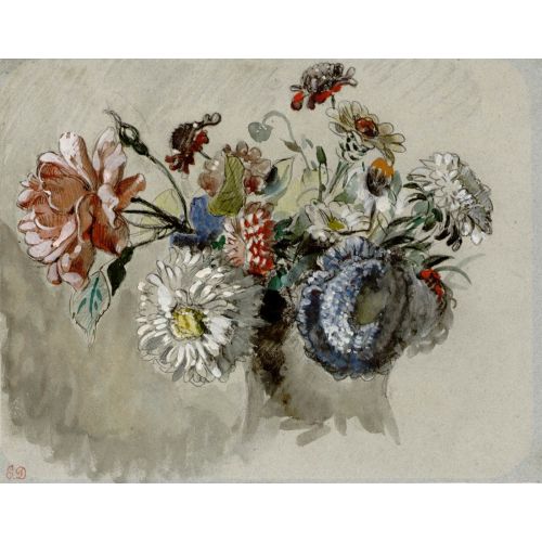 Eugene Delacroix, Çiçek Buketi 3