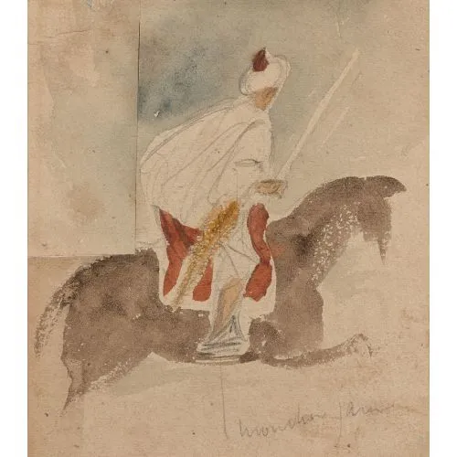 Eugène Delacroix, Cavalier oriental Romance Art Movements Eugène Delacroix, Cavalier oriental, Romance, can be purchased or