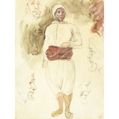 Eugene Delacroix, Chef Arabe