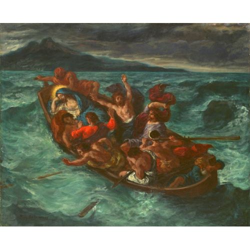 Eugene Delacroix, Fırtınada Uyuyan Mesih Eugene Delacroix, Fırtınada Uyuyan Mesih
