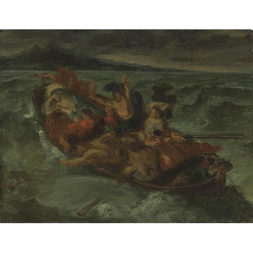 Eugene Delacroix, Christ On The Sea Of Galilee 2 Romance Eugène Delacroix, Christ on the sea of Galilee 2 Romance Art Movements Eugène Delacroix, Christ on the sea of Galilee 2