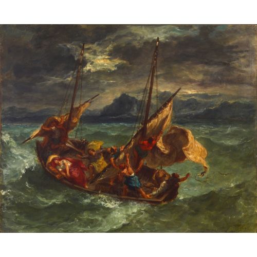 Eugene Delacroix, Galile Denizi Üzerinde Mesih Eugene Delacroix, Galile Denizi Üzerinde Mesih