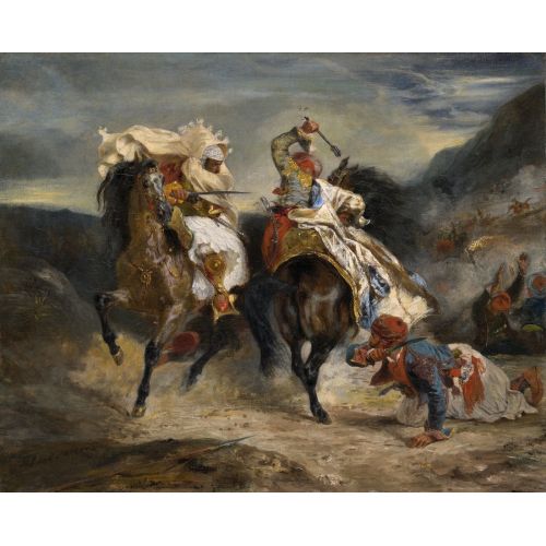 Eugene Delacroix, Giaour İle Paşa Arasındaki Savaş Eugene Delacroix, Giaour İle Paşa Arasındaki Savaş