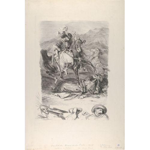 Eugene Delacroix, Giaour Ve Paşa Savaşı 2 Eugene Delacroix, Giaour Ve Paşa Savaşı 2