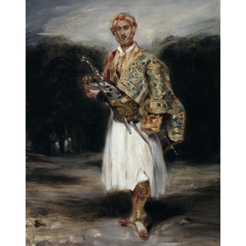 Eugene Delacroix, Süliot Kostümündeki Kont Demetrius De Palatiano Eugene Delacroix, Süliot Kostümündeki Kont Demetrius De Palatiano