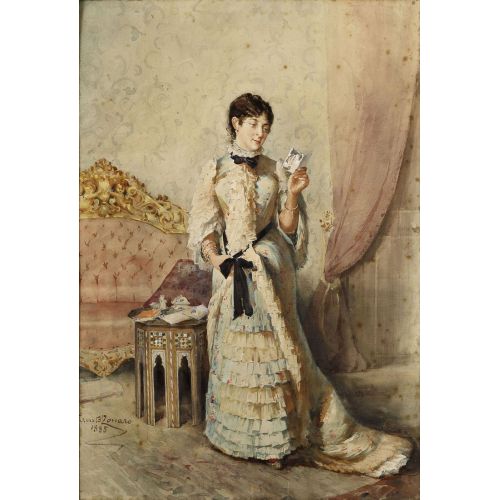 Fausto Zonaro, Bir Bayan Portresi