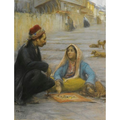 Fausto Zonaro, Falcı