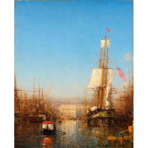 Felix Ziem, Le Port De Marseille