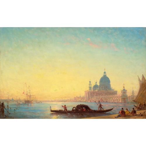 Felix Ziem, Venice La Salute Et La Douane