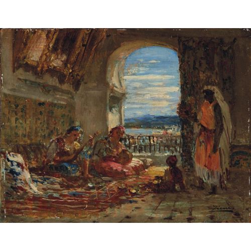 Felix Ziem, Femmes Au Serail