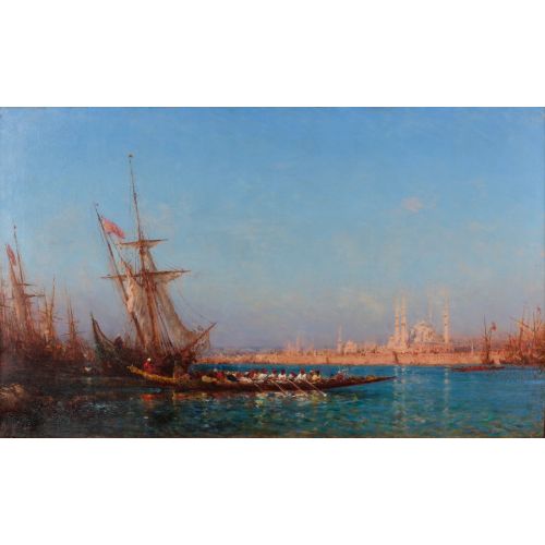 Felix Ziem, İstanbul Manzarası Felix Ziem, İstanbul Manzarası