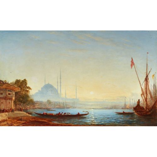 Felix Ziem, İstanbul Ve Boğaziçi Manzarası Felix Ziem, İstanbul Ve Boğaziçi Manzarası