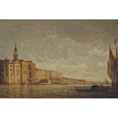 Felix Ziem, Entree Du Grand Canal Venise