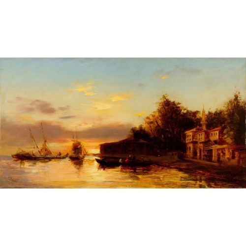 Felix Ziem, İstanbul Manzarası II Felix Ziem, İstanbul Manzarası II