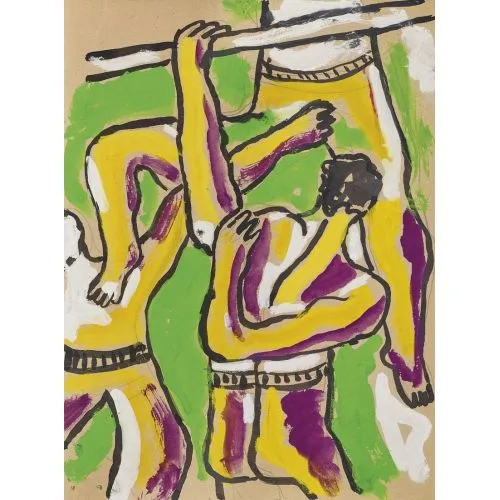 Fernand Leger, Acrobates Etude Pour Le Cirque Cubism Fernand Léger, Acrobates (Étude Pour Le Cirque) Cubism Art Movements Fernand Léger, Acrobates (Étude Pour Le Cirque), Cubism