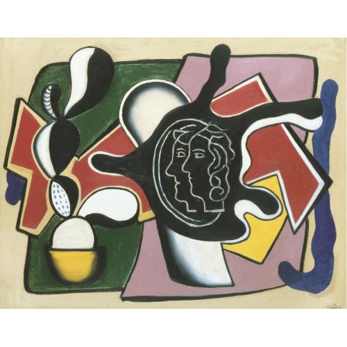 Fernand Leger, Composition Aux Deux Profils Le Camee