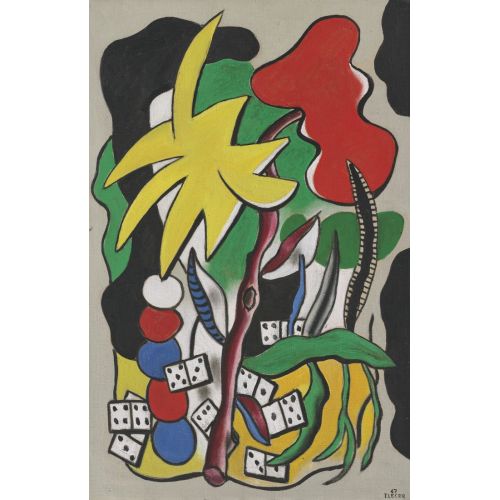Fernand Leger, Domino İçeren Kompozisyon Fernand Leger, Domino İçeren Kompozisyon