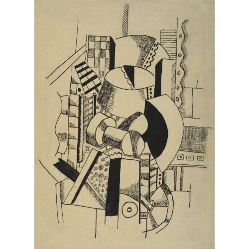 Fernand Leger, Composition Aux Elements Mecaniques