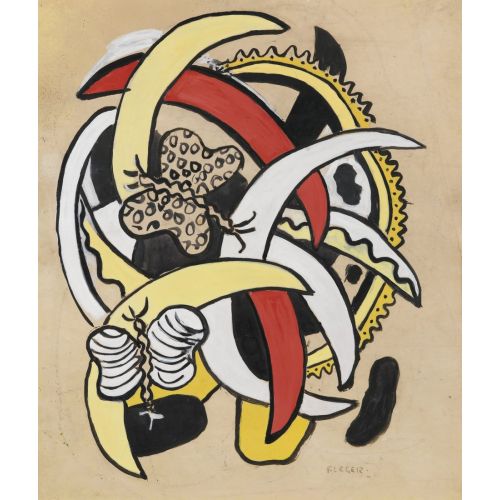 Fernand Leger, Composition Aux Papillons