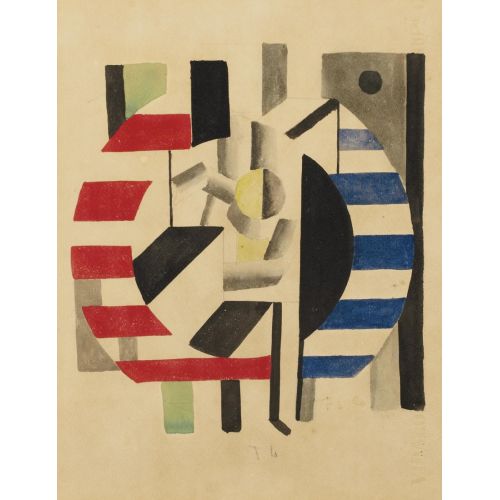 Fernand Leger, Composition Avec Personnage