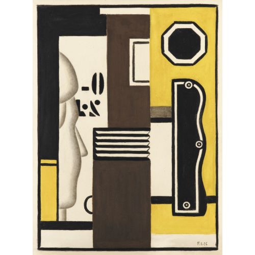 Fernand Leger, Composition Avec Profil