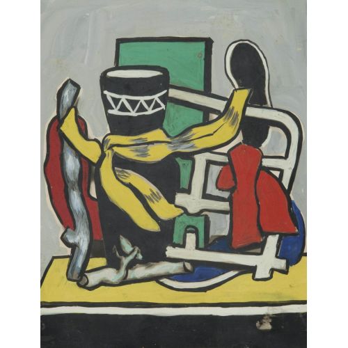 Fernand Leger, Composition Etude Pour Une Ceramique