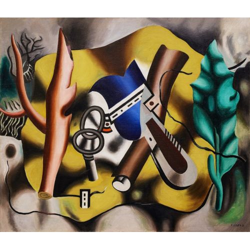 Fernand Leger, Anahtarlar Kompozisyonu Fernand Leger, Anahtarlar Kompozisyonu