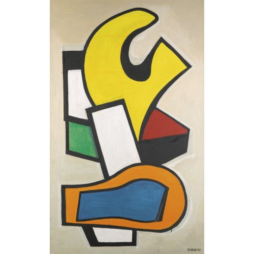 Fernand Leger, Composition Murale Sur Fond Jaune Fernand Leger, Composition Murale Sur Fond Jaune